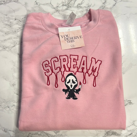 Scream appliqué Drip