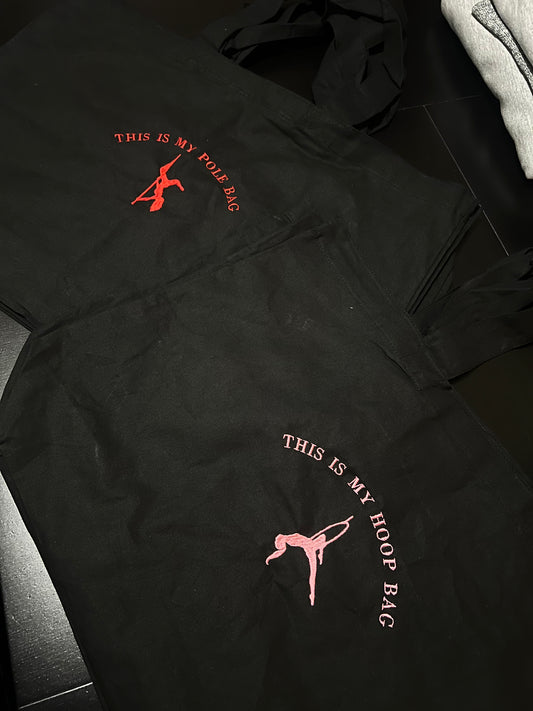 This is my pole/hoop bag