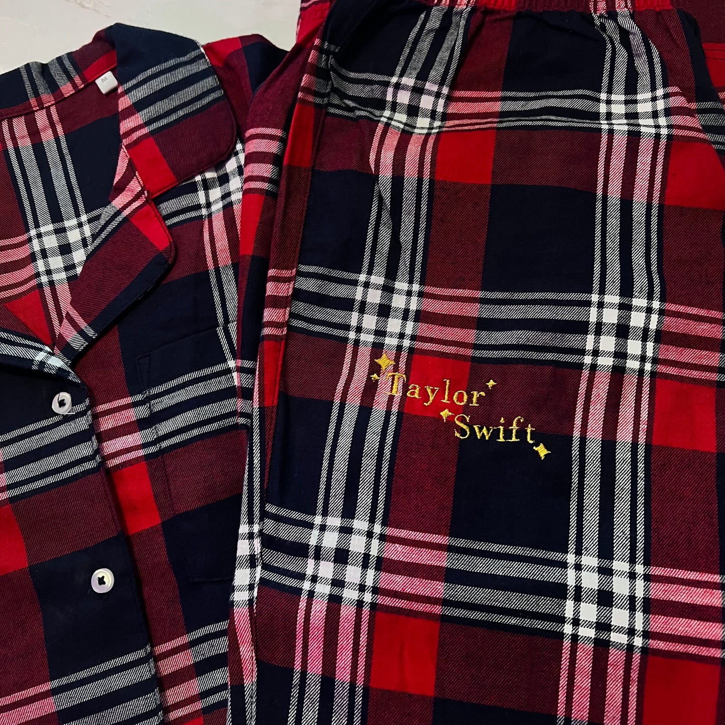 personalised Lyrics pyjamas