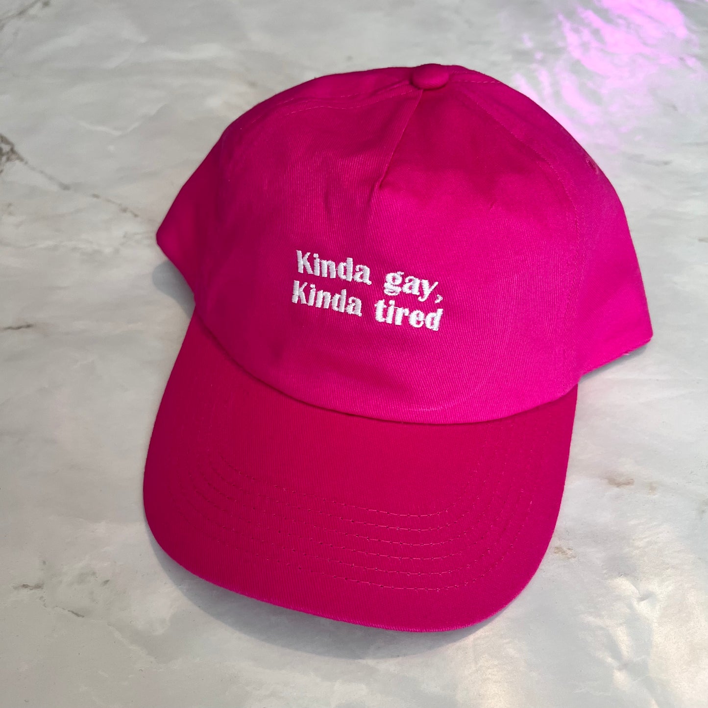 Kinda gay kinda tired cap