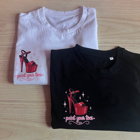 Point your toes - tee