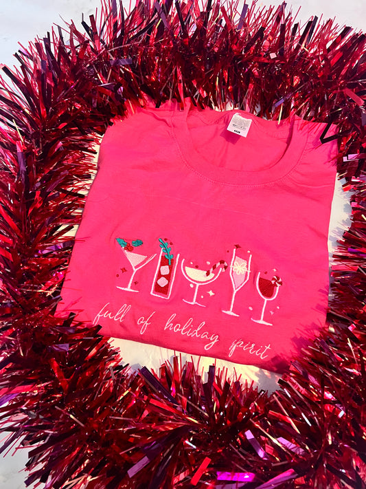 Full of holiday spirit