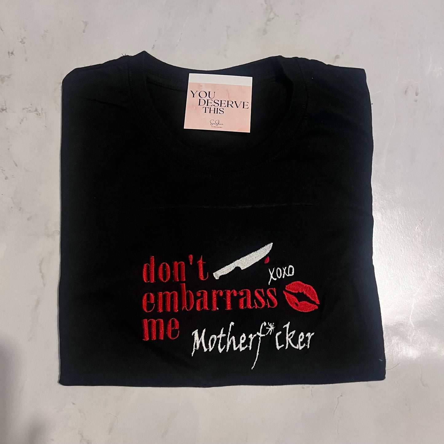 Don’t embarrass me - Sabrina