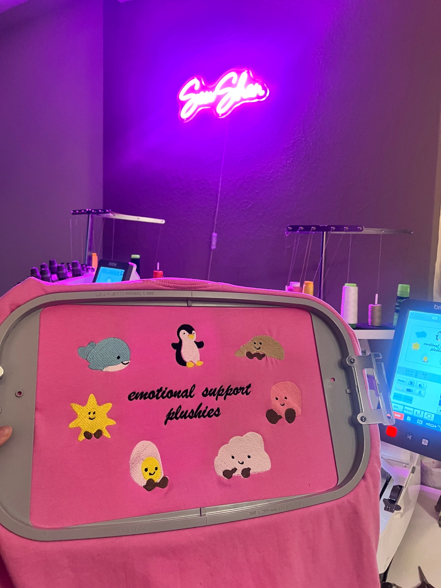 Emotional support plushie