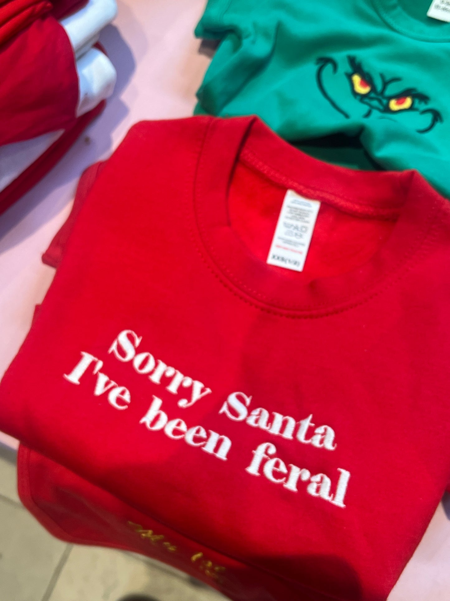 Sorry Santa, I’ve been feral