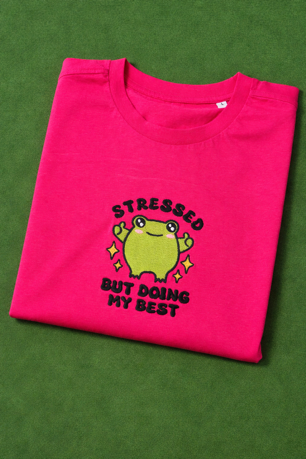 Stressed but trying my best