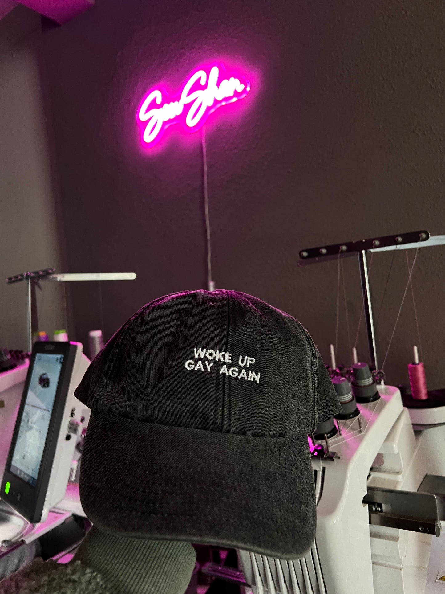 Woke up gay again cap