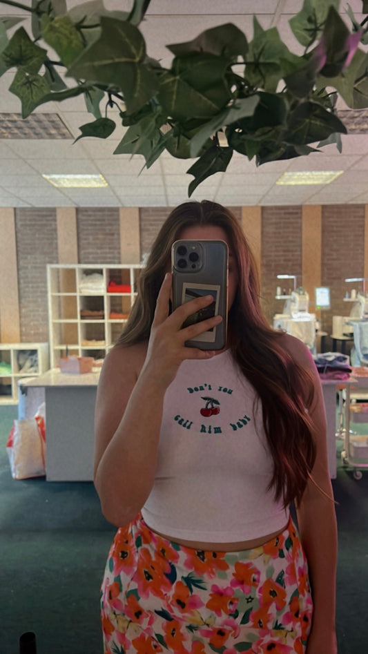 Dont you call him baby - tank top