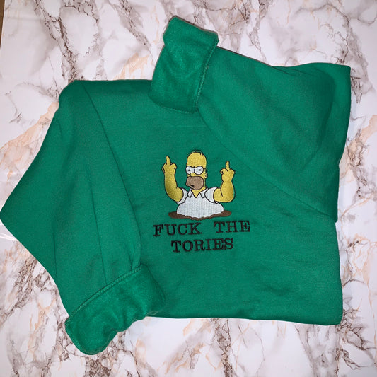 F the tories - simpsons