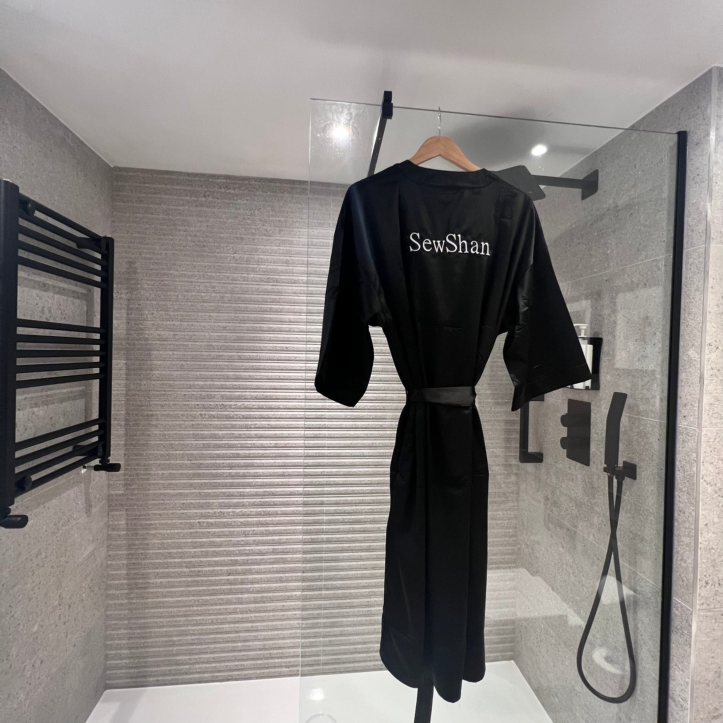 Personalised satin robe