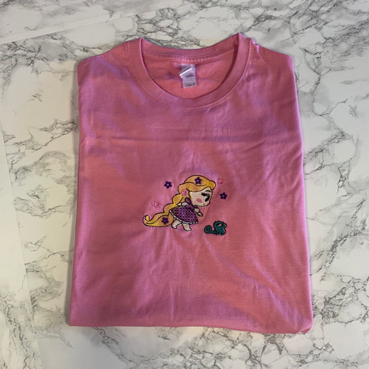 Rapunzel and pascal - tangled