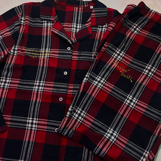 personalised Lyrics pyjamas