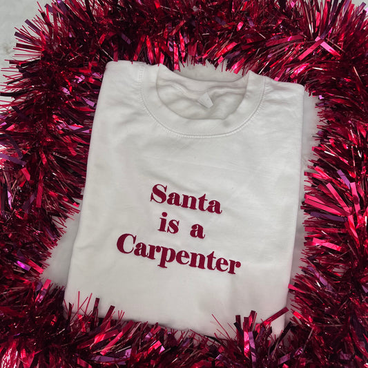 Santa is a carpenter