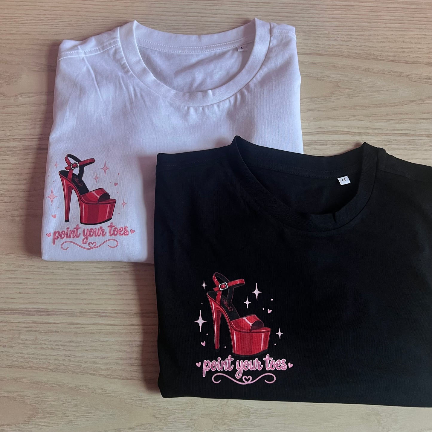 Point your toes - tee