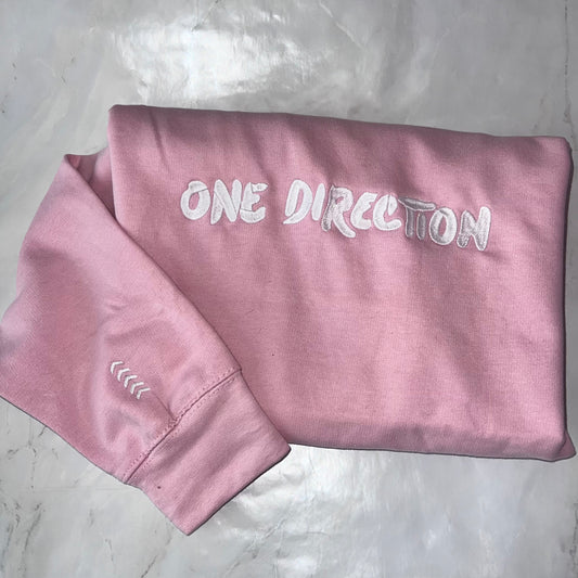 One direction & sleeve embroidery