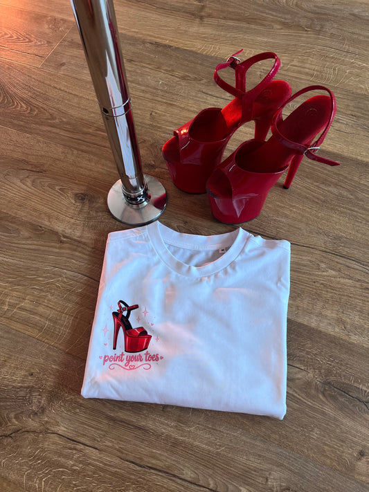 Point your toes - tee