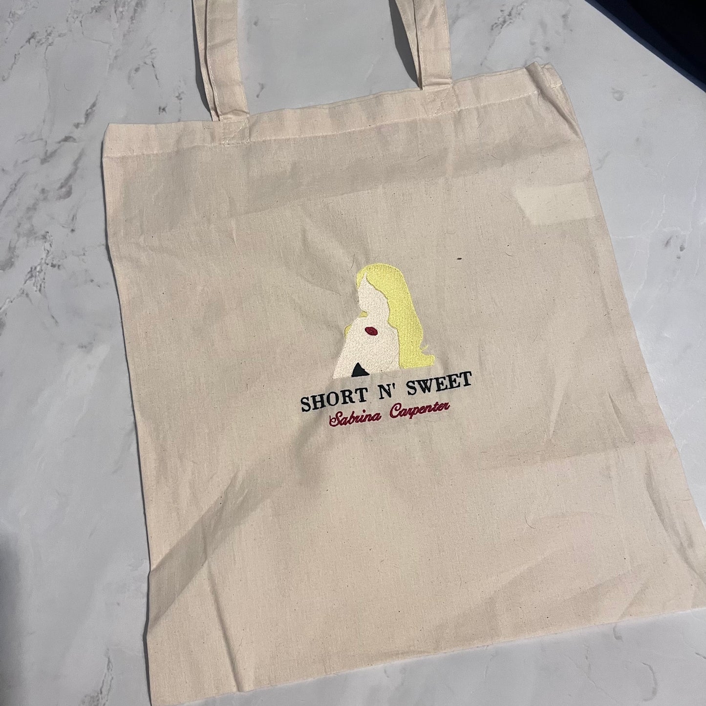 Short n sweet tote bag