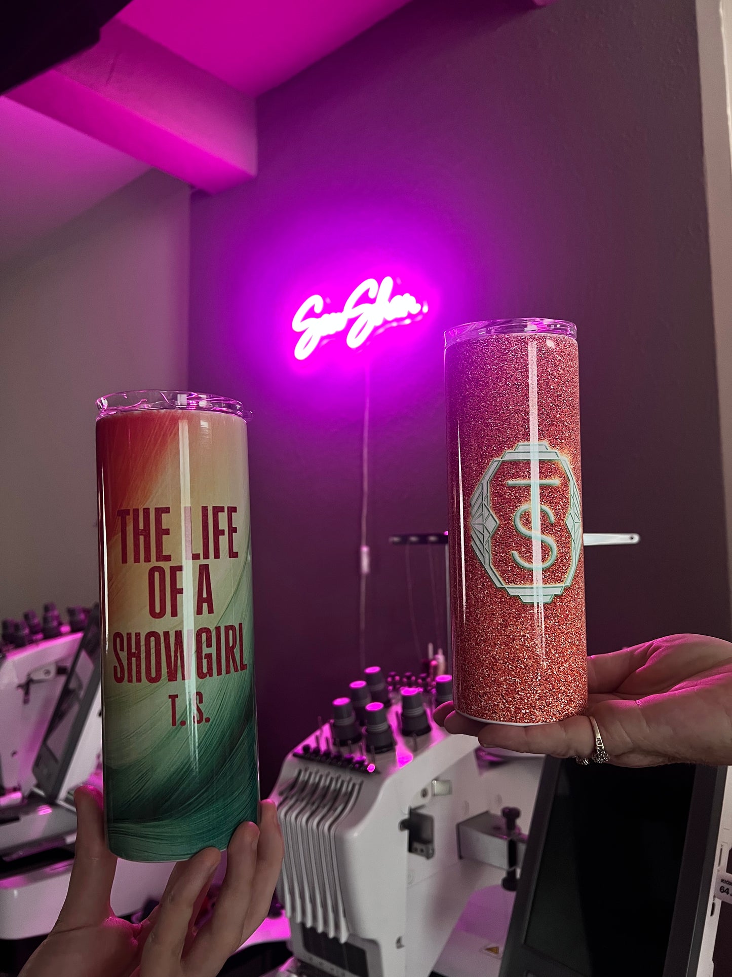 The life of a Showgirl tumbler