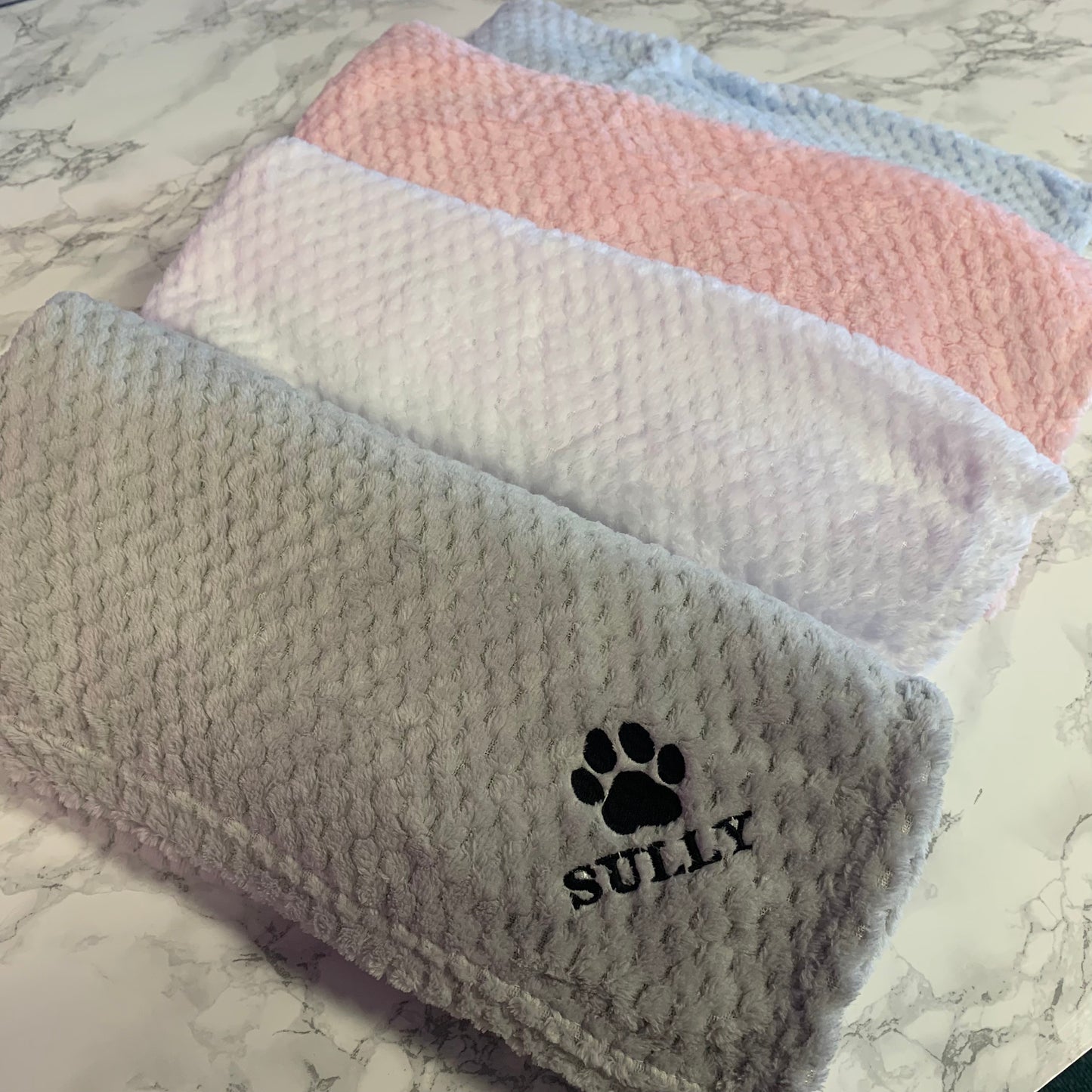 Personalised pet blanket